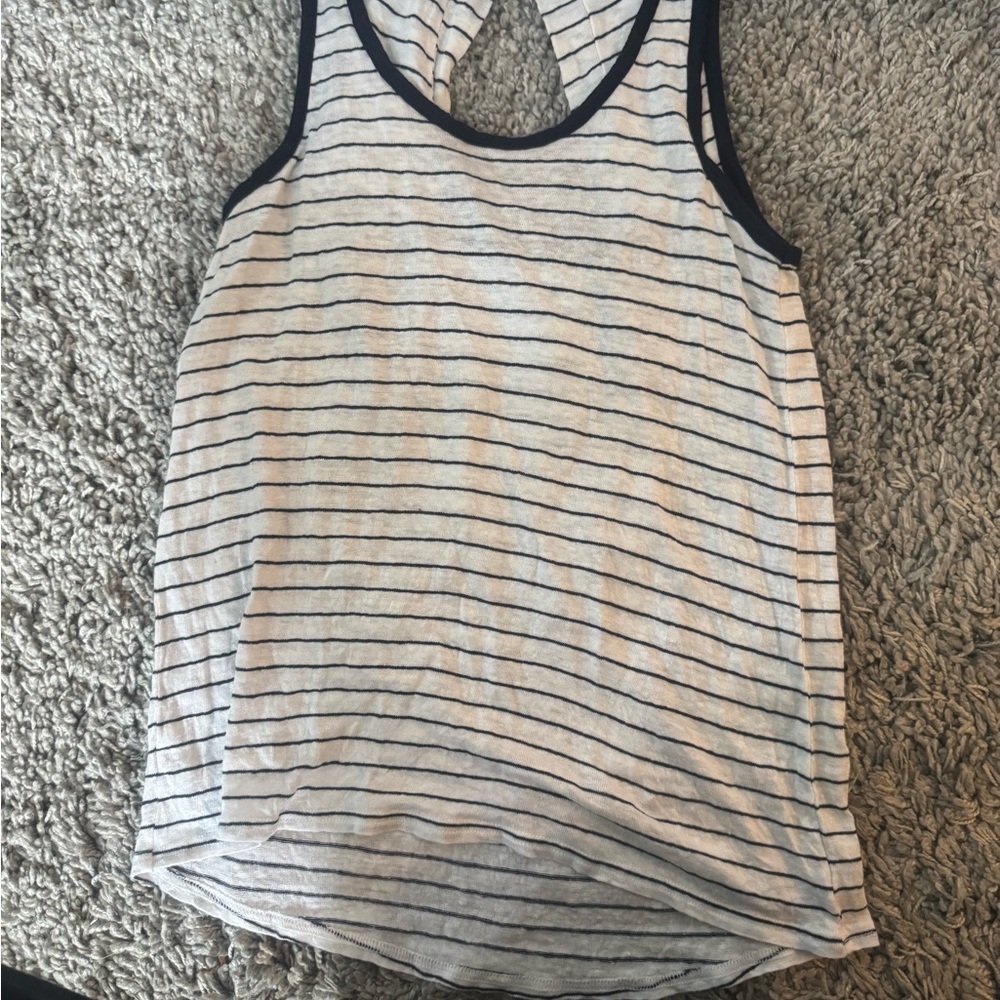 Striped Sleeveless Tank Top